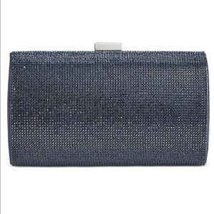 INC Ranndi Sparkle midnight blue Clutch